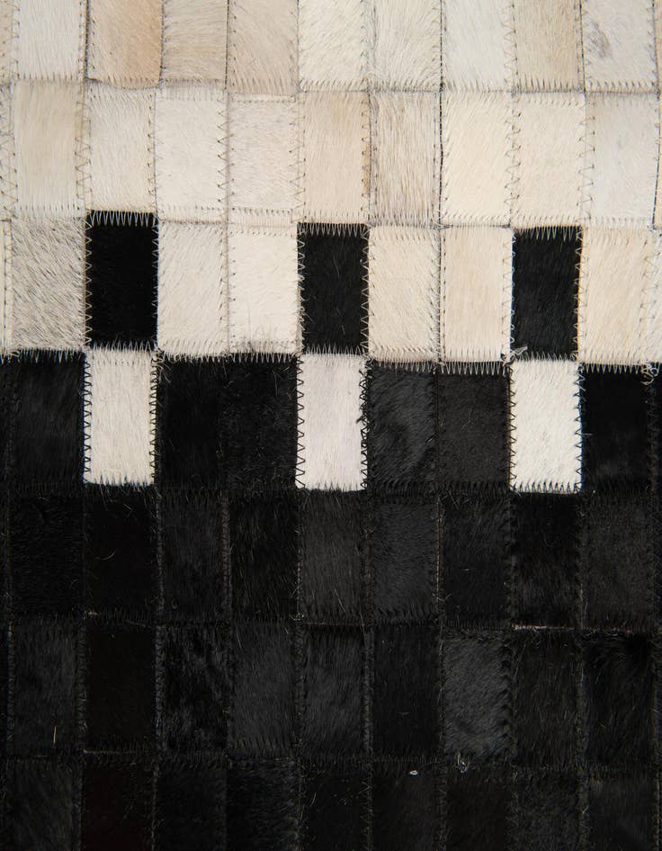 Detail image of 8' 1 x 9' 11 Cowhide Stocks Rug