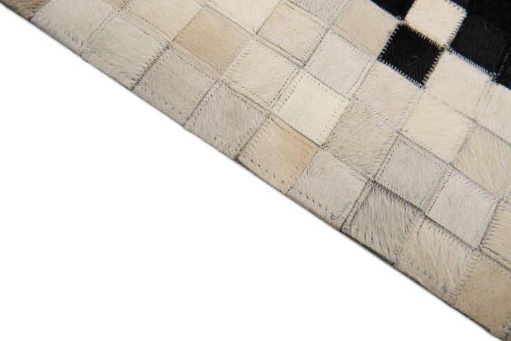 Detail image of 8' 2 x 9' 11 Cowhide Stocks Rug