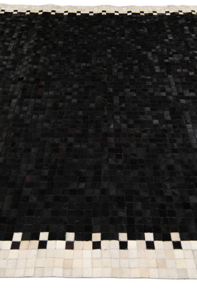 Detail image of 8' 1 x 9' 11 Cowhide Stocks Rug