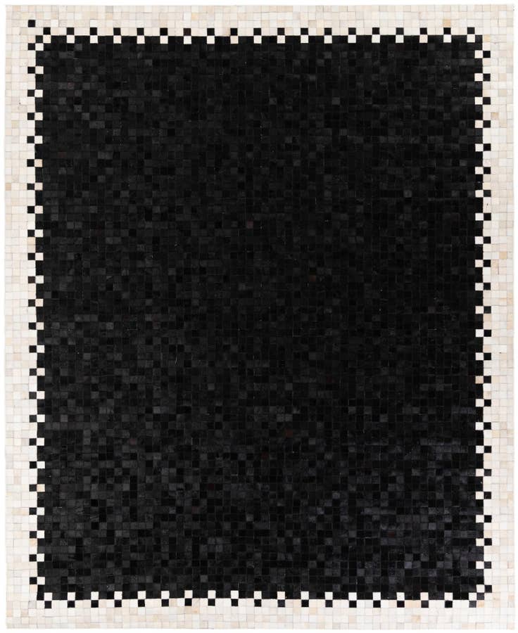 Detail image of 8' 1 x 9' 11 Cowhide Stocks Rug
