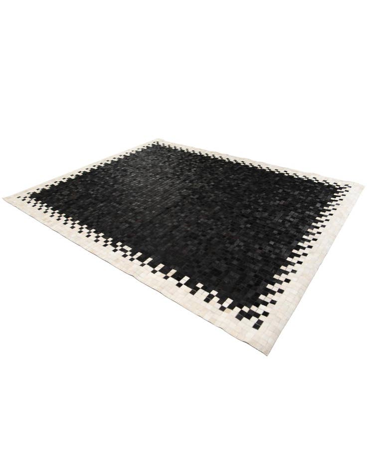 Detail image of 8' 1 x 9' 11 Cowhide Stocks Rug