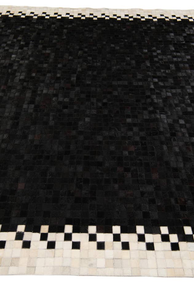 Detail image of 8' 1 x 9' 11 Cowhide Stocks Rug