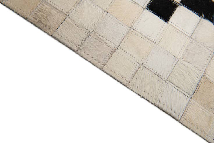 Detail image of 8' 1 x 9' 11 Cowhide Stocks Rug