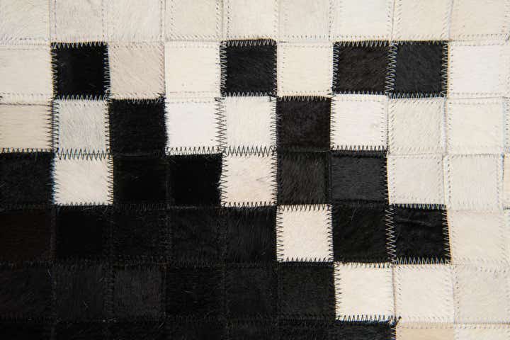 8' 1 x 9' 11 Cowhide Stocks Rug