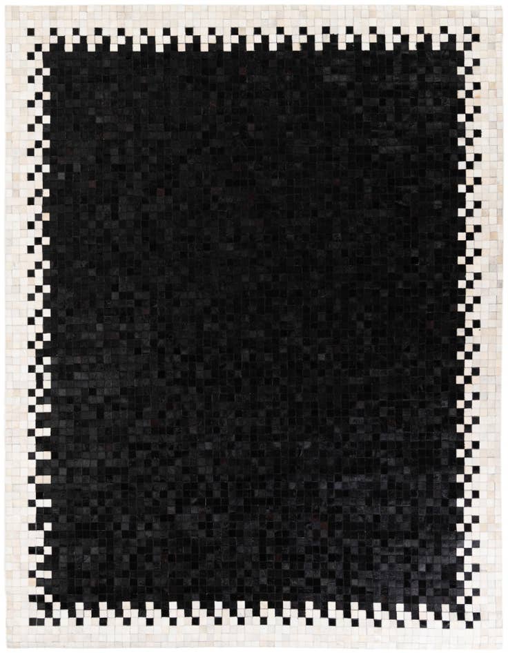 Detail image of 8' 1 x 9' 11 Cowhide Stocks Rug