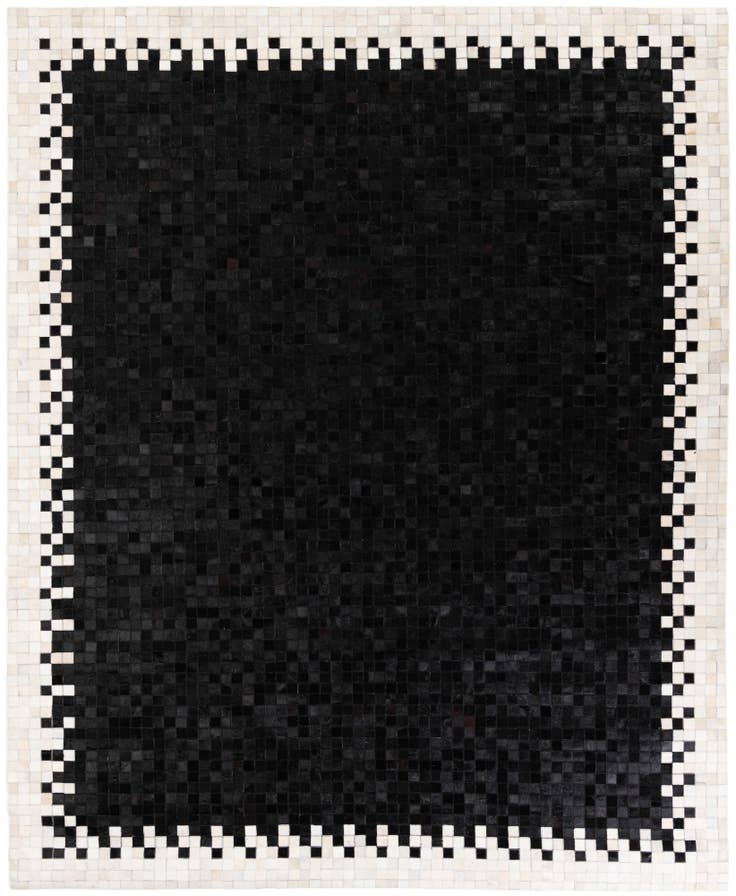 Detail image of 8' 1 x 9' 11 Cowhide Stocks Rug
