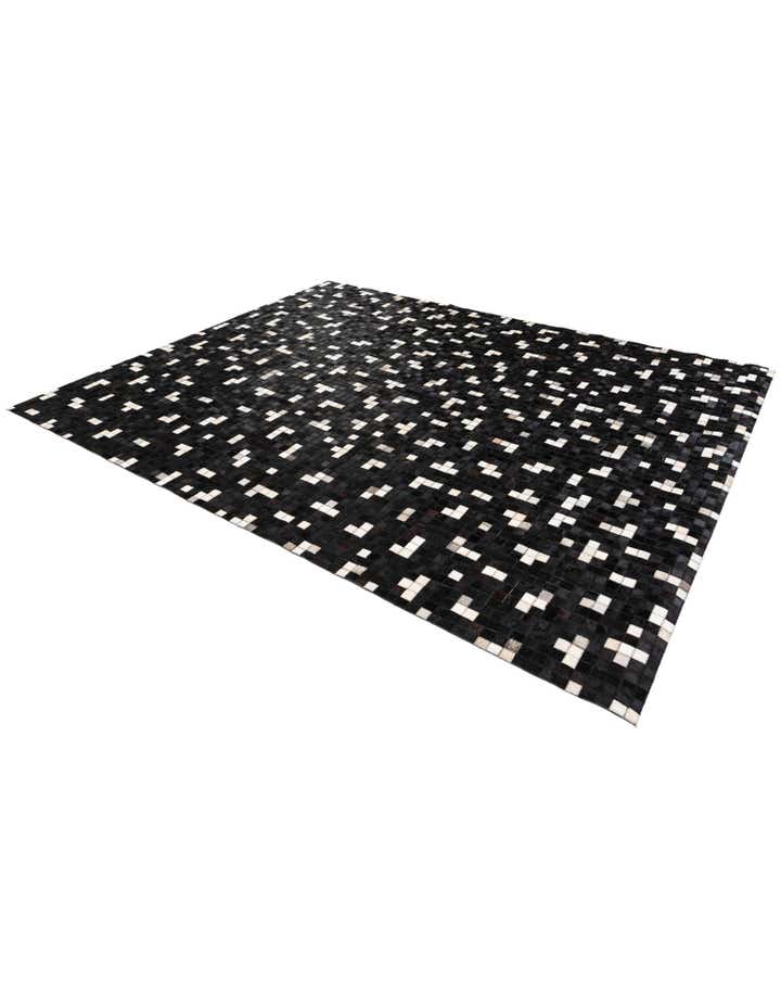 7' 11 x 9' 10 Cowhide Stocks Rug