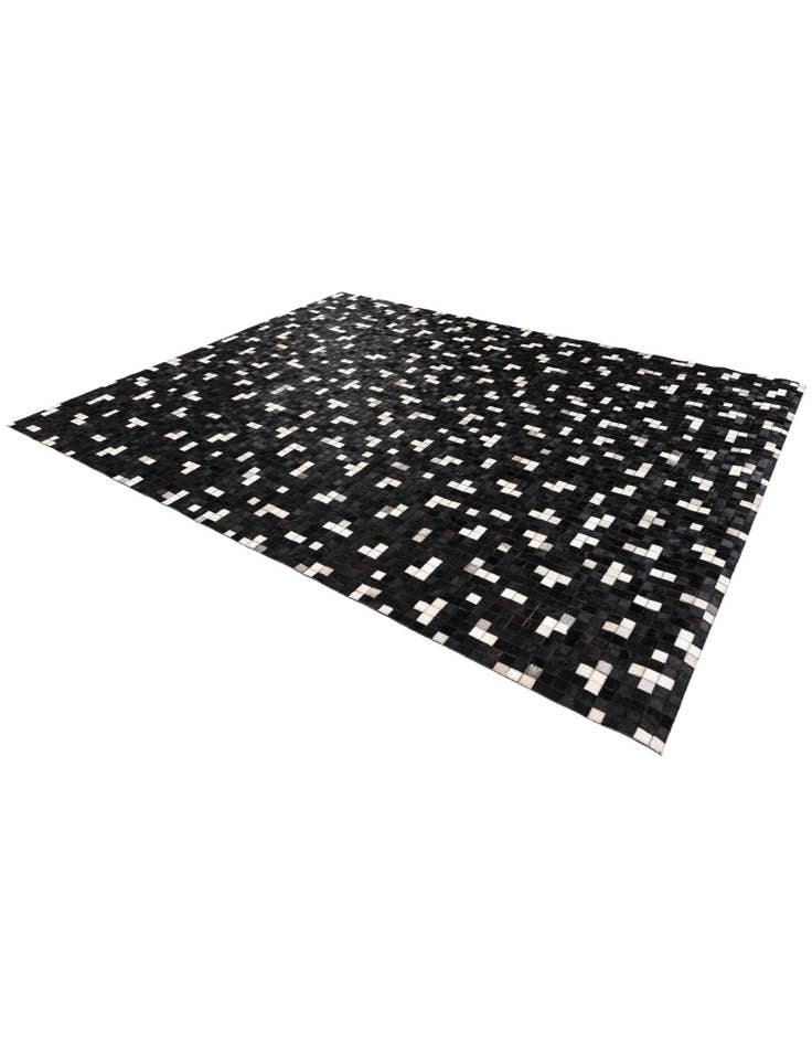 Detail image of 7' 11 x 9' 10 Cowhide Stocks Rug