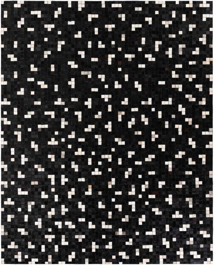 7' 11 x 9' 10 Cowhide Stocks Rug