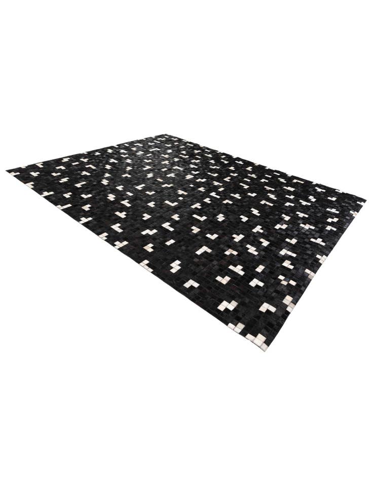 Detail image of 7' 11 x 9' 10 Cowhide Stocks Rug