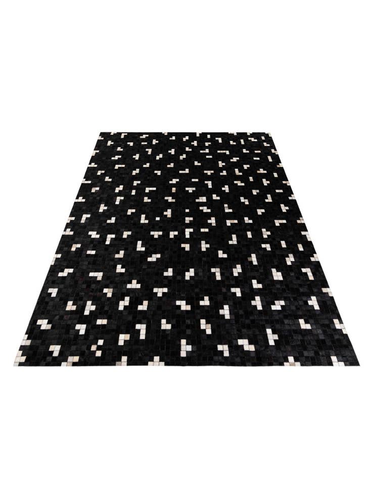 Detail image of 7' 11 x 9' 10 Cowhide Stocks Rug
