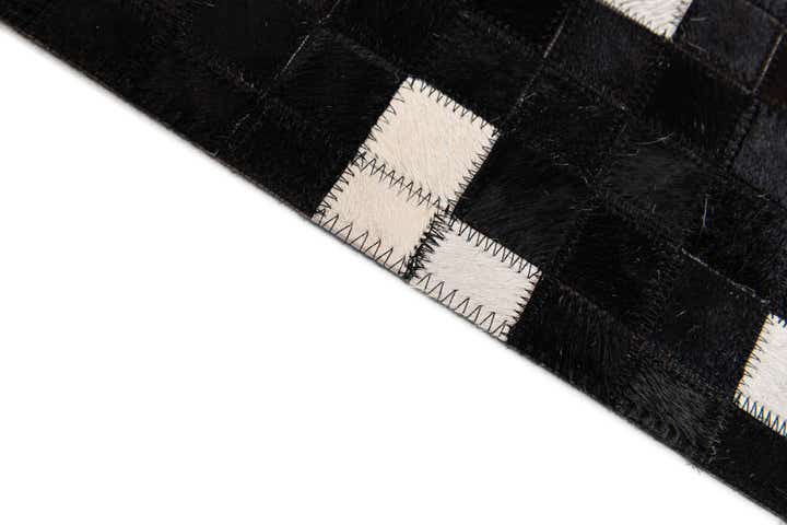 7' 11 x 9' 10 Cowhide Stocks Rug