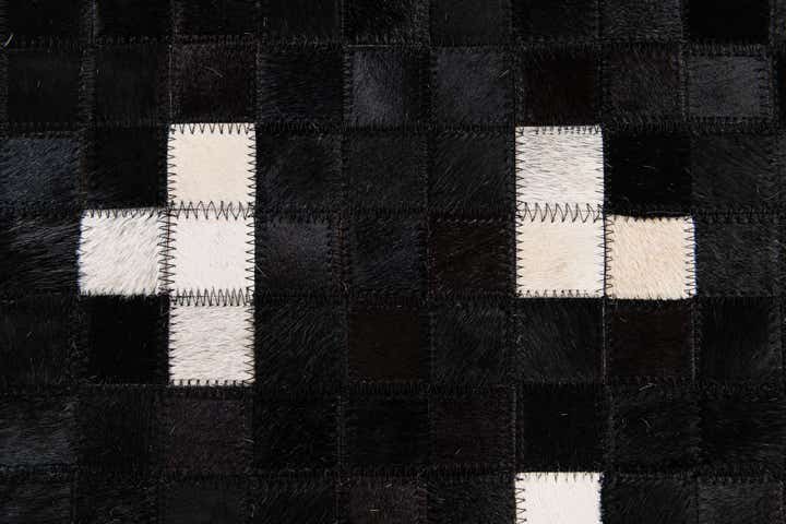 7' 11 x 9' 10 Cowhide Stocks Rug
