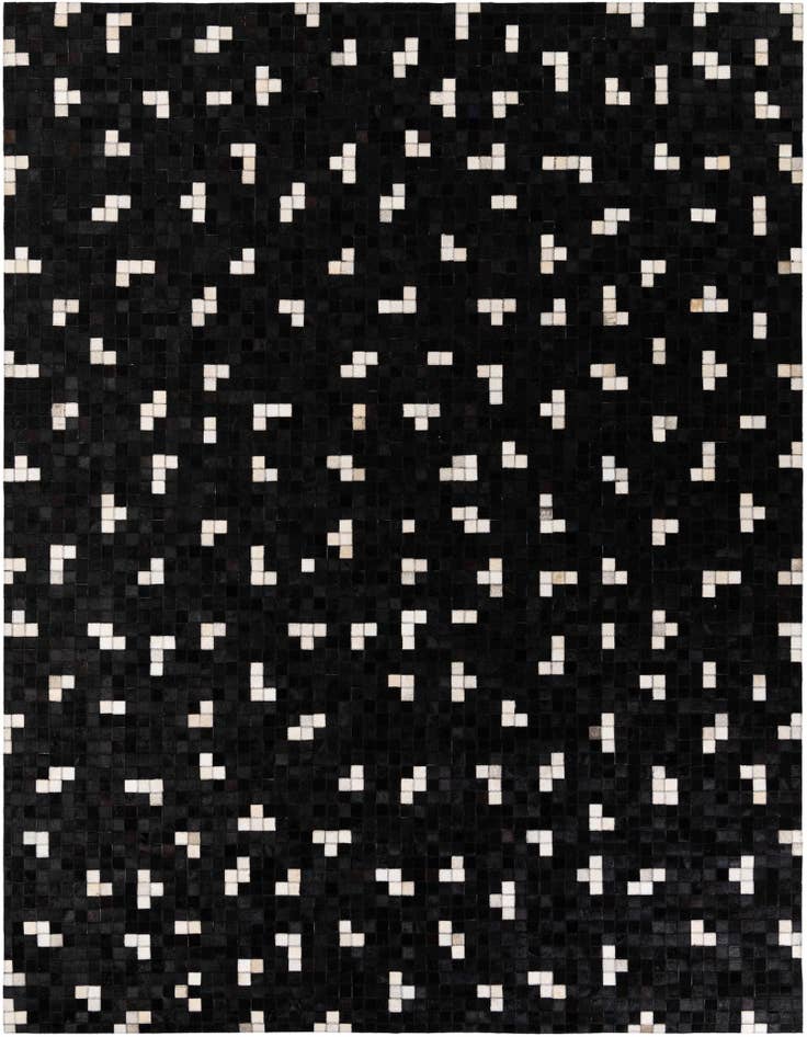 Detail image of 7' 11 x 9' 10 Cowhide Stocks Rug