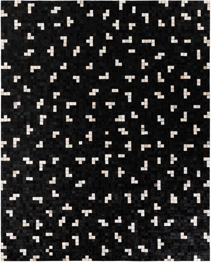 7' 11 x 9' 10 Cowhide Stocks Rug