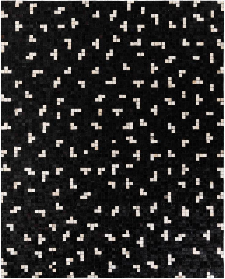 Detail image of 7' 11 x 9' 10 Cowhide Stocks Rug