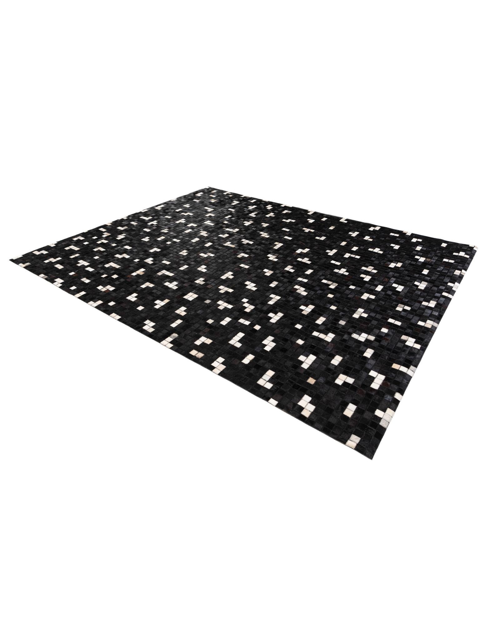 7' 11 x 9' 8 Cowhide Stocks Rug