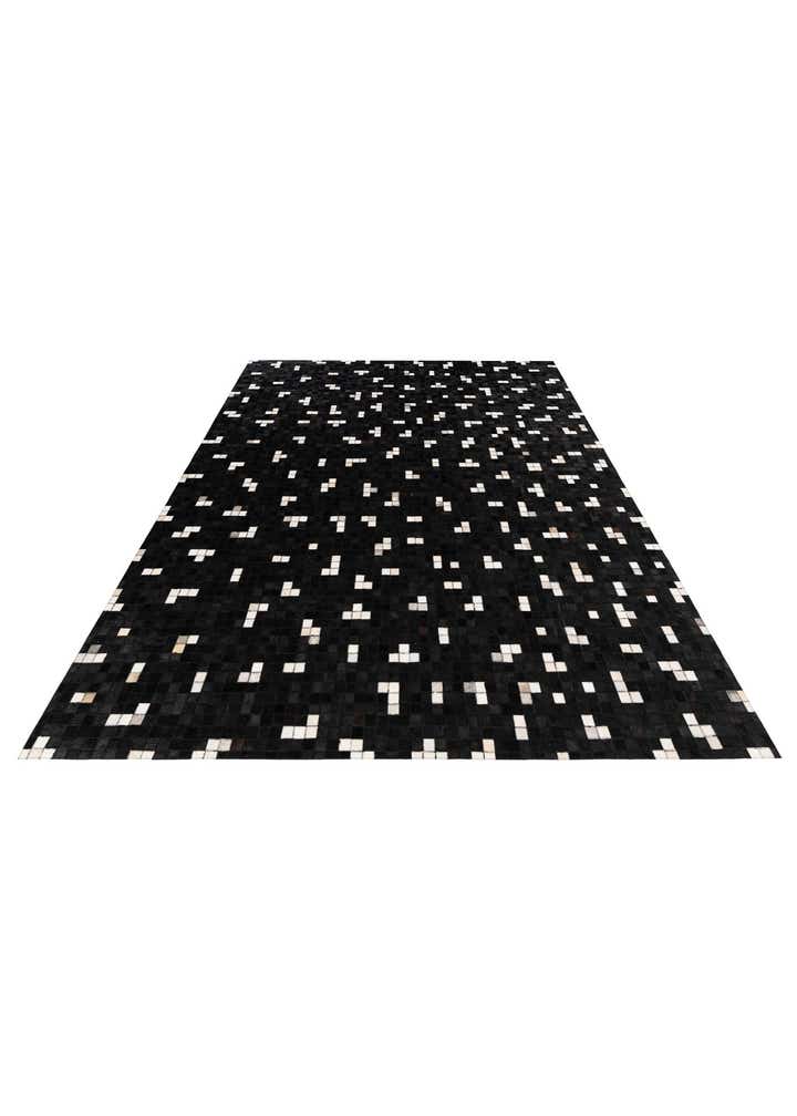 7' 11 x 9' 8 Cowhide Stocks Rug
