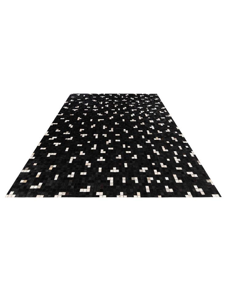 Detail image of 7' 11 x 9' 8 Cowhide Stocks Rug
