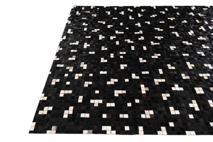 7' 11 x 9' 8 Cowhide Stocks Rug