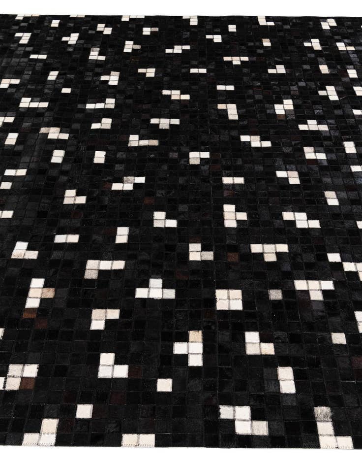 Detail image of 7' 11 x 9' 8 Cowhide Stocks Rug