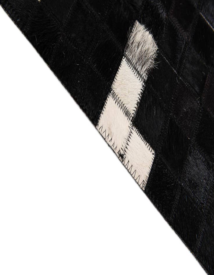 Detail image of 7' 11 x 9' 8 Cowhide Stocks Rug