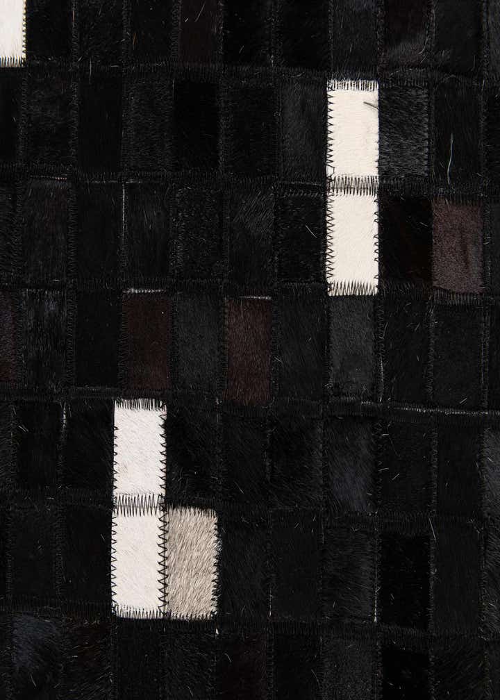 7' 11 x 9' 8 Cowhide Stocks Rug