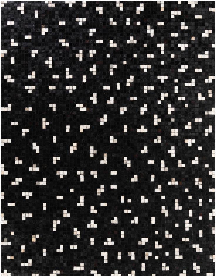 Detail image of 7' 11 x 9' 8 Cowhide Stocks Rug