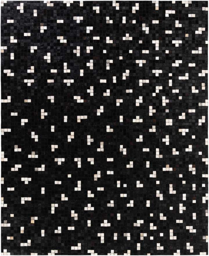 7' 11 x 9' 8 Cowhide Stocks Rug