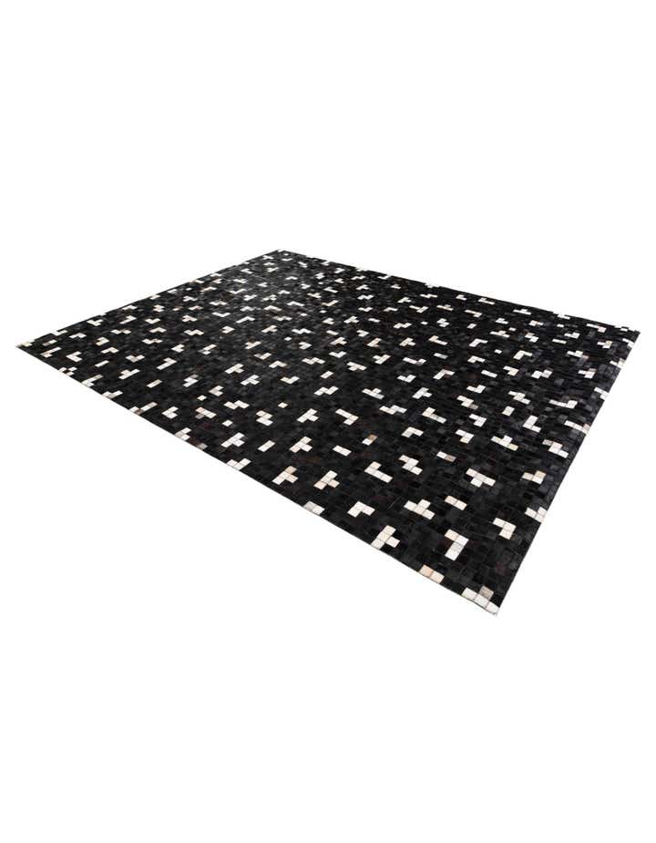 7' 11 x 9' 10 Cowhide Stocks Rug