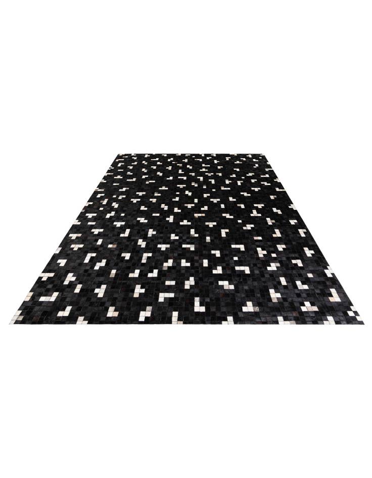 Detail image of 7' 11 x 9' 10 Cowhide Stocks Rug