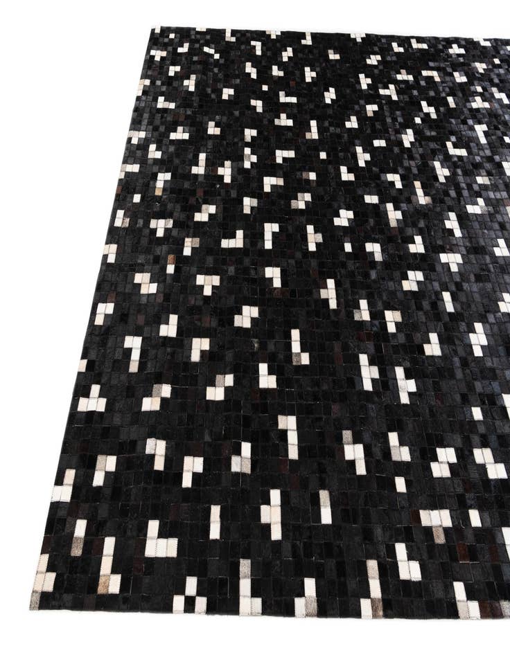 Detail image of 7' 11 x 9' 10 Cowhide Stocks Rug