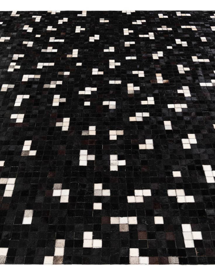 Detail image of 7' 11 x 9' 10 Cowhide Stocks Rug