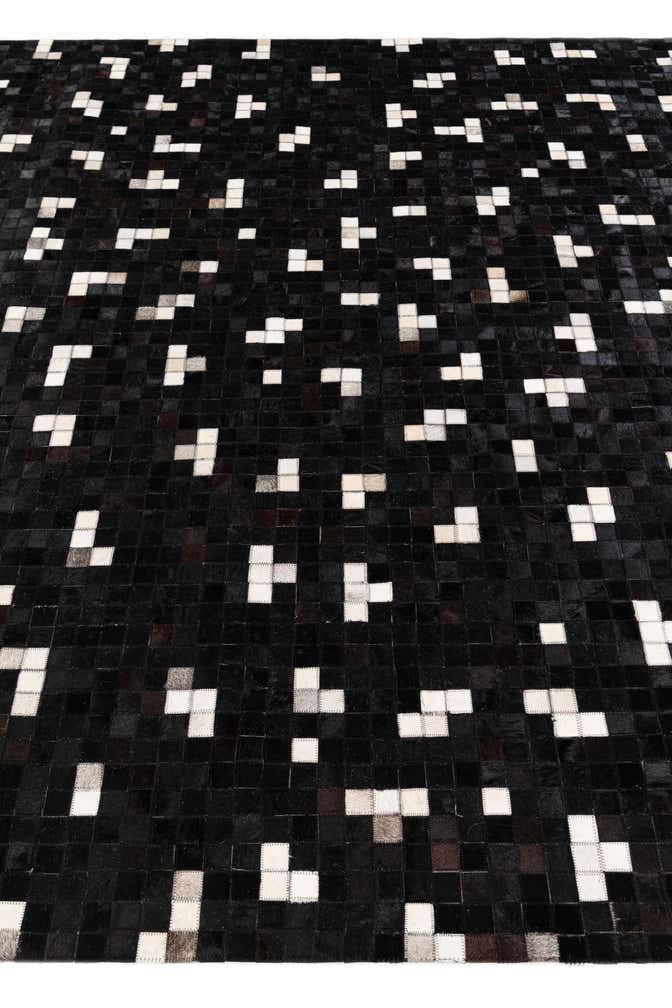 7' 11 x 9' 10 Cowhide Stocks Rug