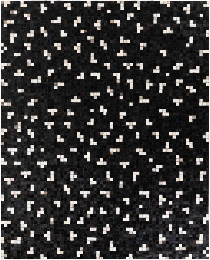 Detail image of 7' 11 x 9' 10 Cowhide Stocks Rug