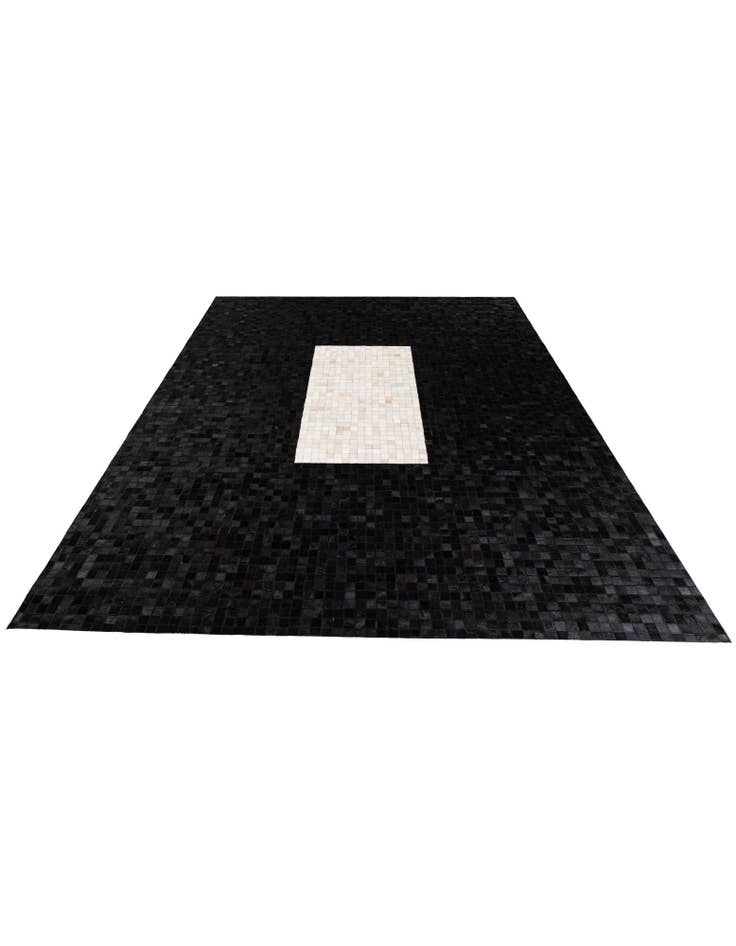 Detail image of 8' 1 x 9' 11 Cowhide Stocks Rug