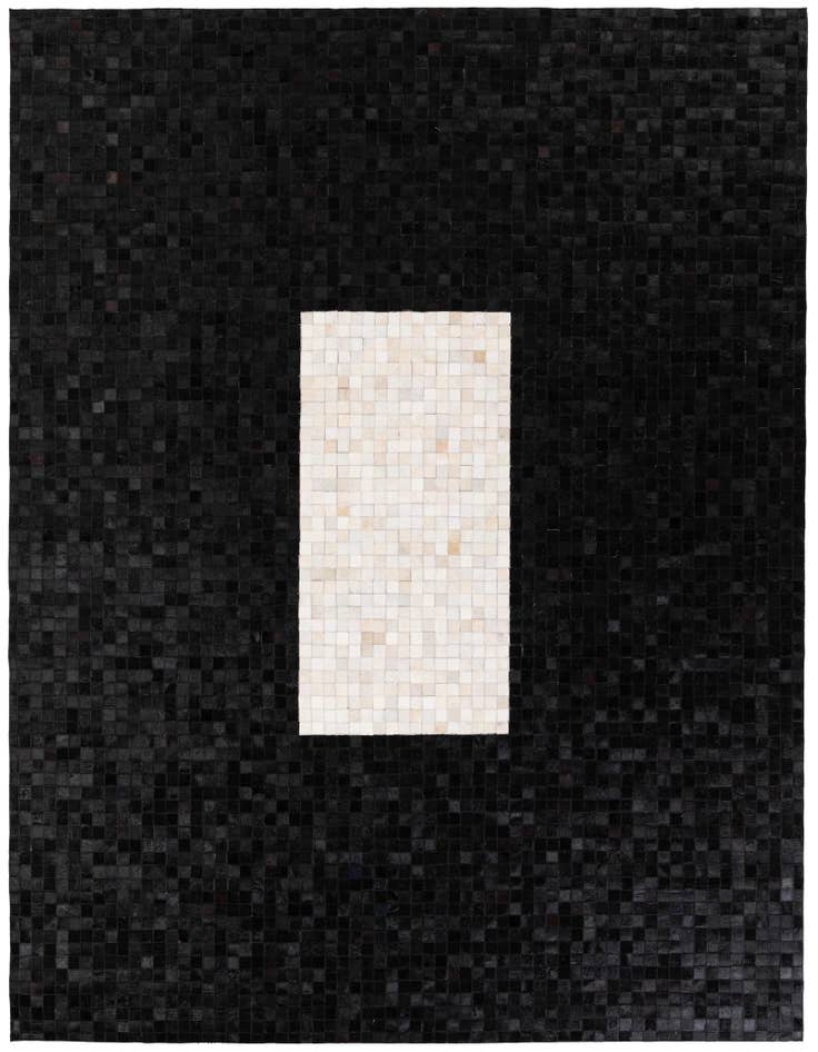 Detail image of 8' 1 x 9' 11 Cowhide Stocks Rug