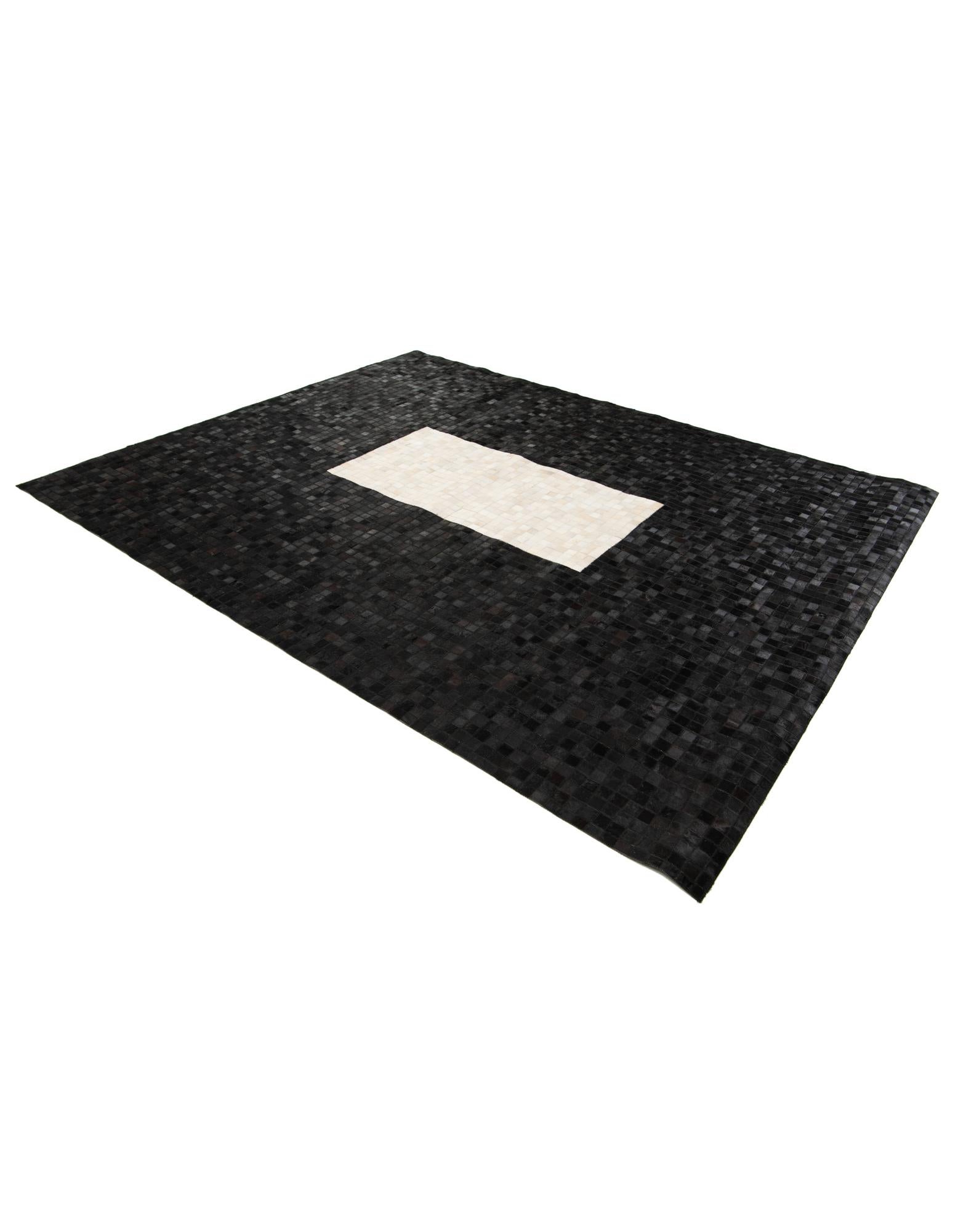 7' 11 x 9' 10 Cowhide Stocks Rug