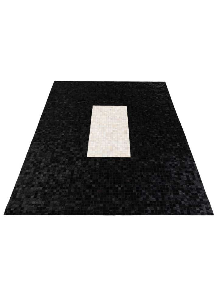 7' 11 x 9' 10 Cowhide Stocks Rug