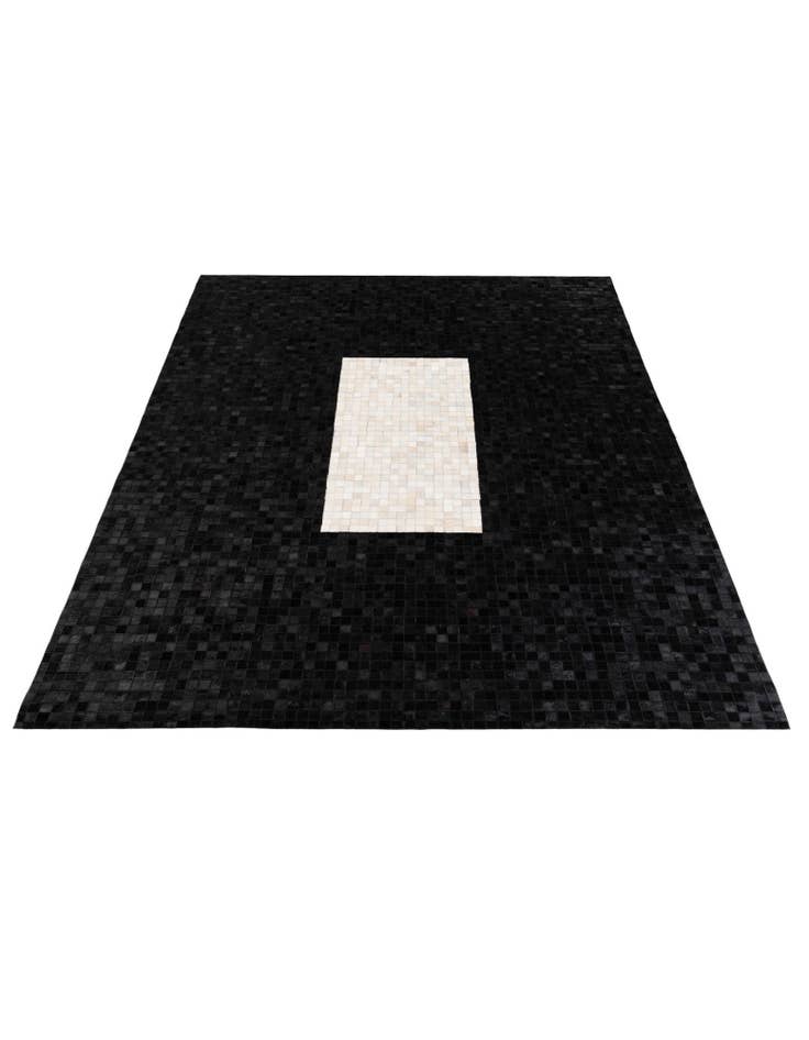 Detail image of 7' 11 x 9' 10 Cowhide Stocks Rug