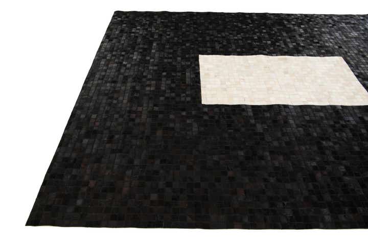 7' 11 x 9' 10 Cowhide Stocks Rug