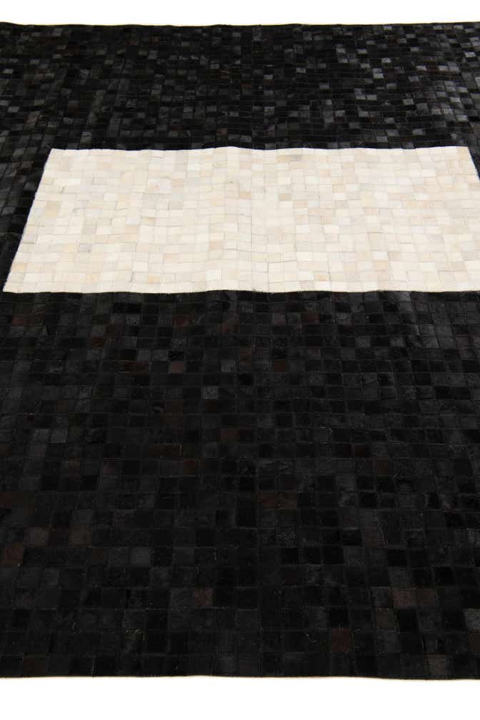 7' 11 x 9' 10 Cowhide Stocks Rug