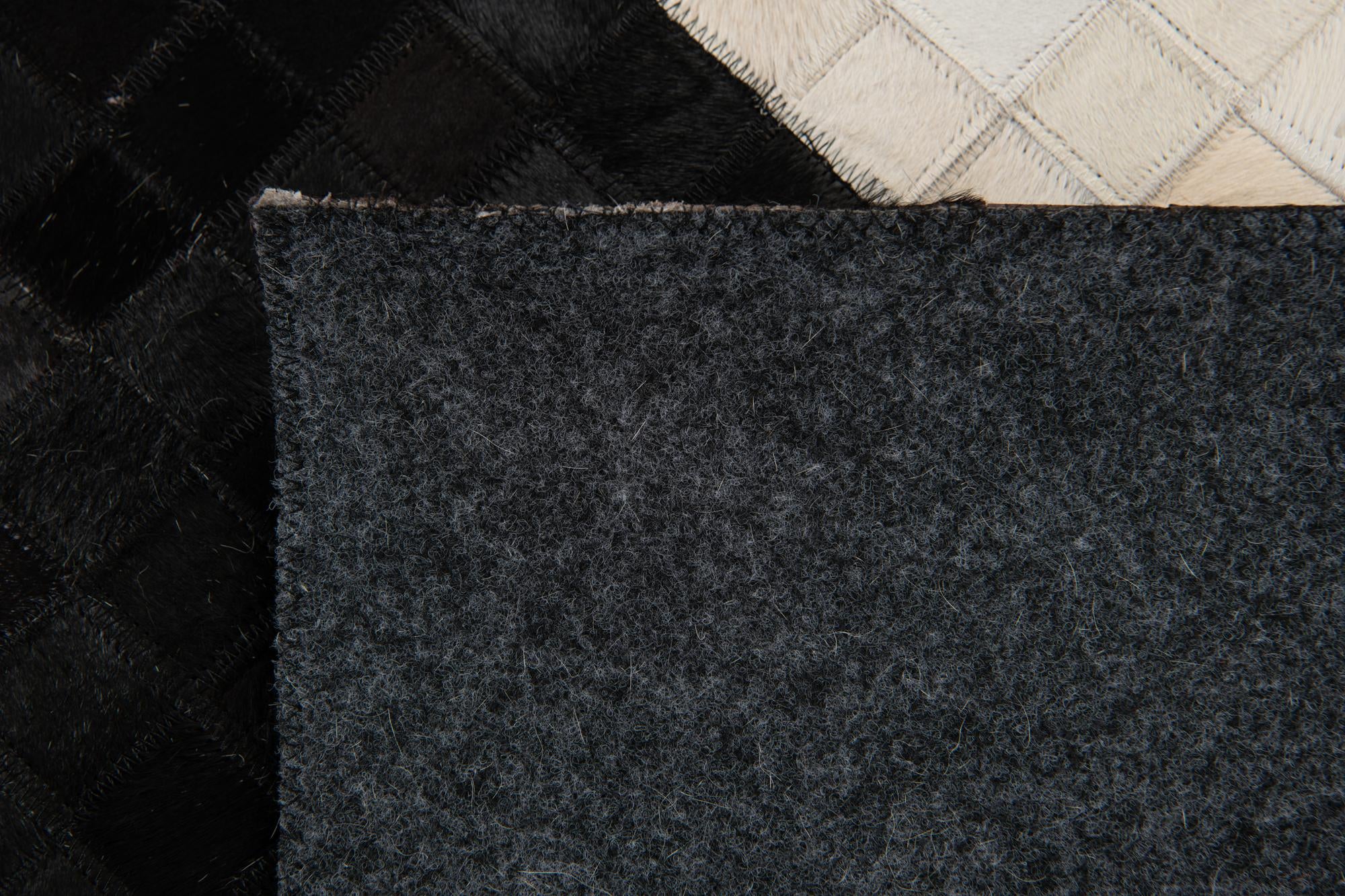 7' 11 x 9' 10 Cowhide Stocks Rug