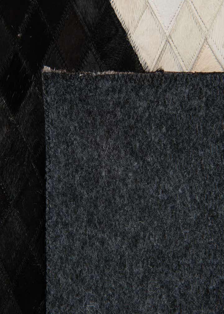 7' 11 x 9' 10 Cowhide Stocks Rug