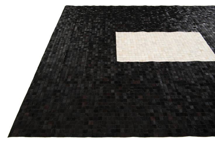 Detail image of 8' 2 x 9' 10 Cowhide Stocks Rug