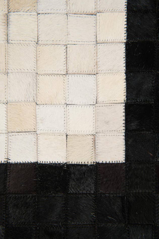 Detail image of 8' 2 x 9' 10 Cowhide Stocks Rug