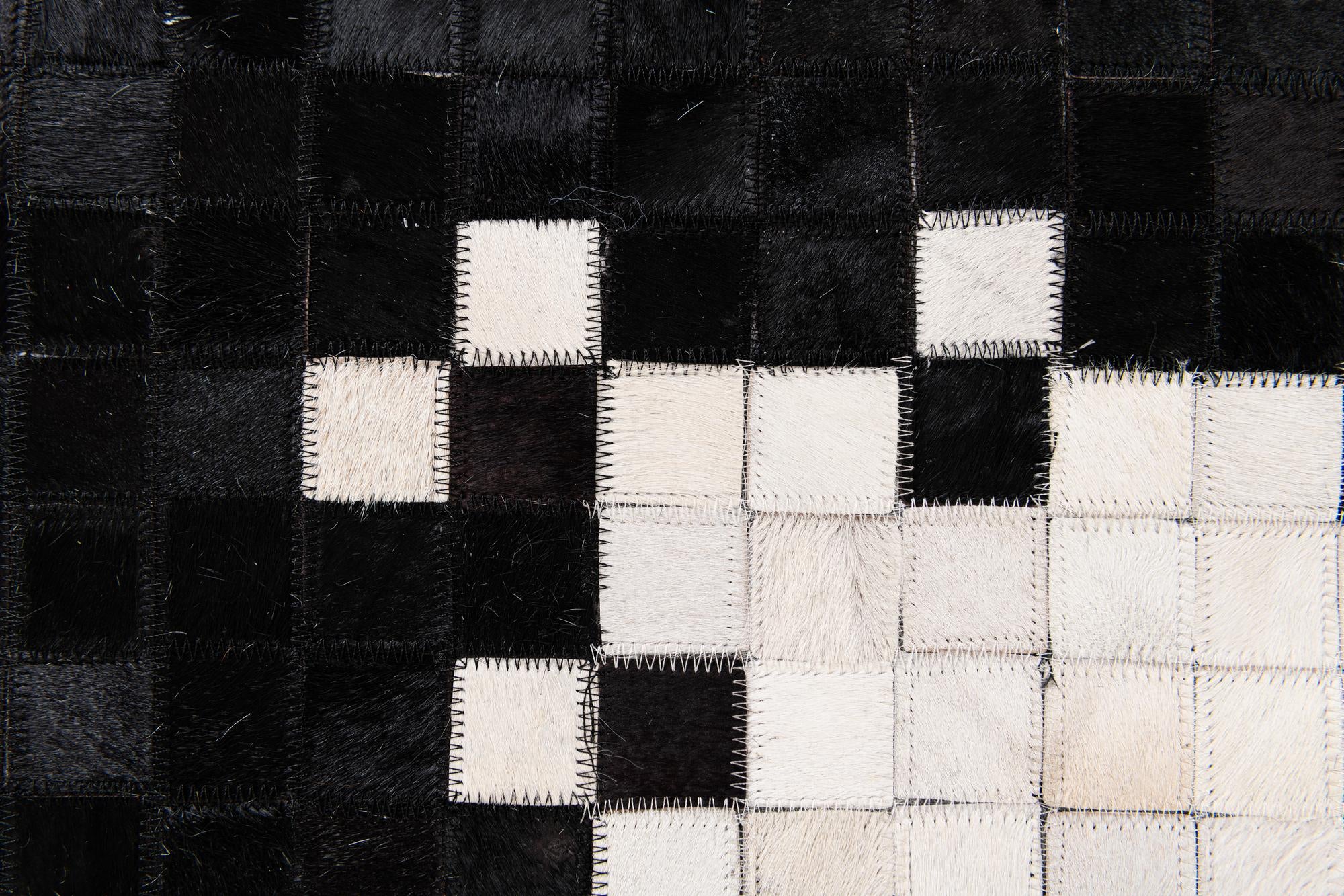 8' x 10' 3 Cowhide Stocks Rug