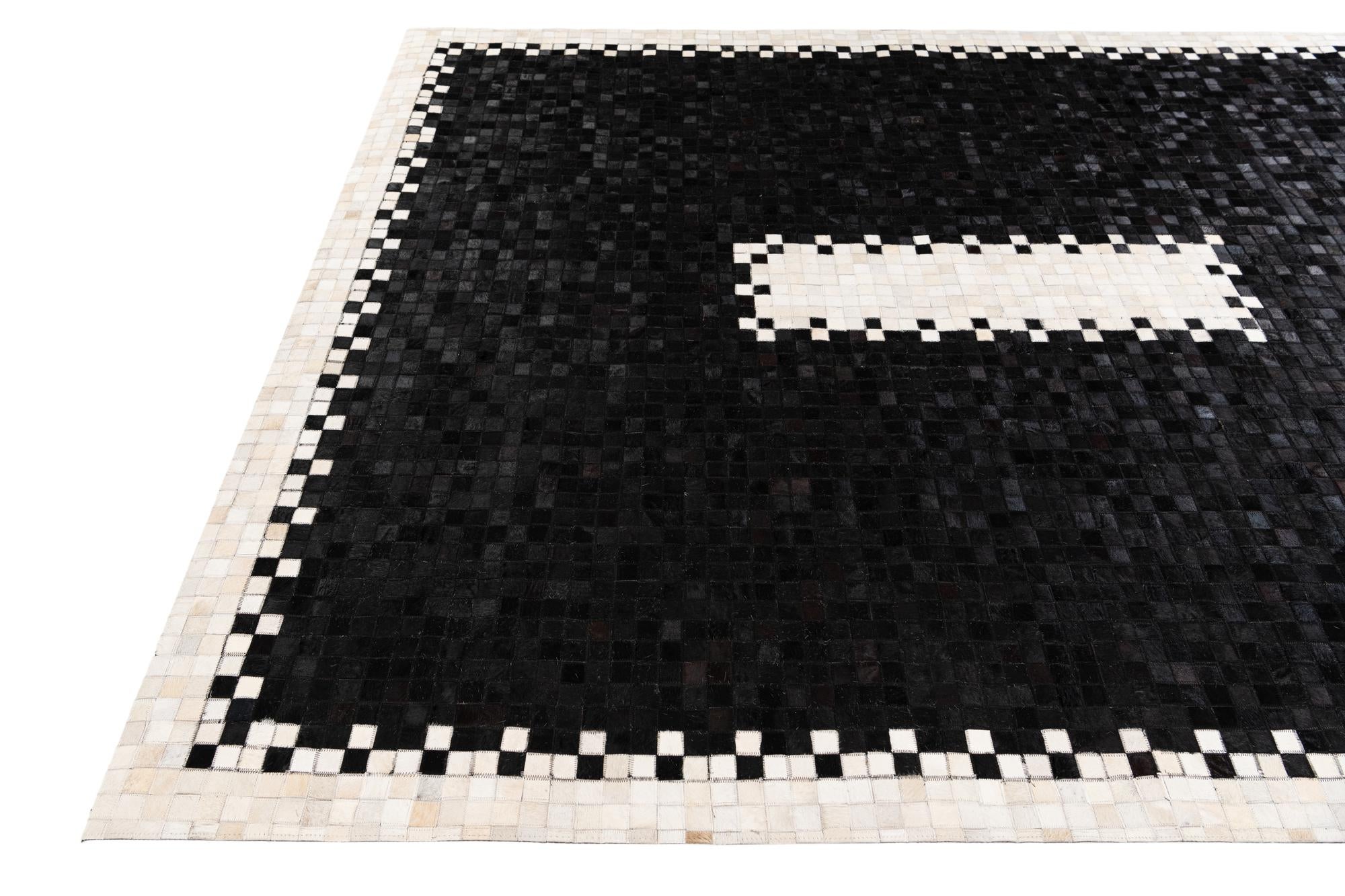 8' 2 x 9' 11 Cowhide Stocks Rug