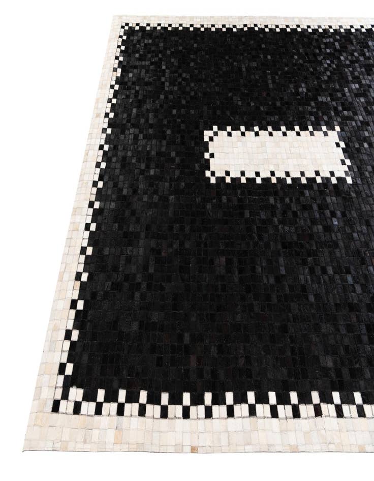 Detail image of 8' 2 x 9' 11 Cowhide Stocks Rug