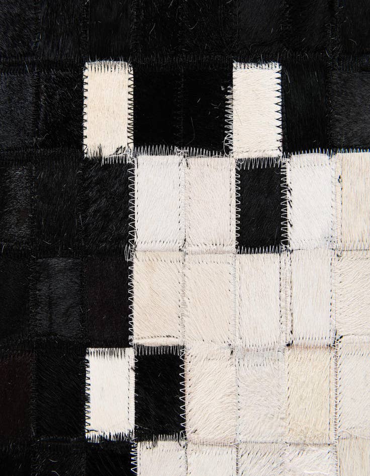 Detail image of 8' 2 x 9' 11 Cowhide Stocks Rug